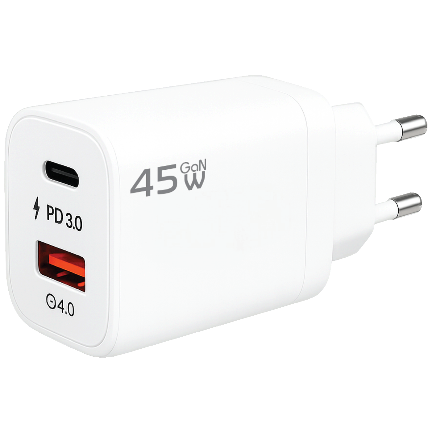 REDLINE Punjač kućni, 1 x USB-A, 1 x USB-C, 45W, GaN - GL-45W-AC 1 REDLINE Punjač kućni, 1 x USB-A, 1 x USB-C, 45W, GaN - GL-45W-AC